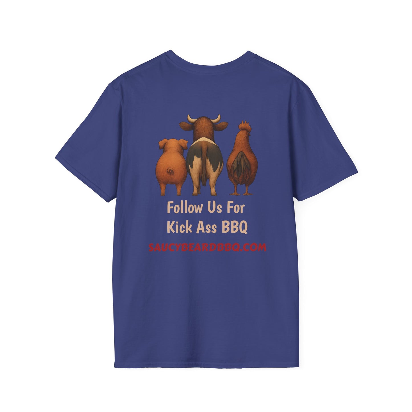 Saucy BBQ T-Shirt - Fun Grilling Apparel for Meat Lovers, Perfect for Barbecues, Parties, Summer Events, Gift for BBQ Enthusiasts