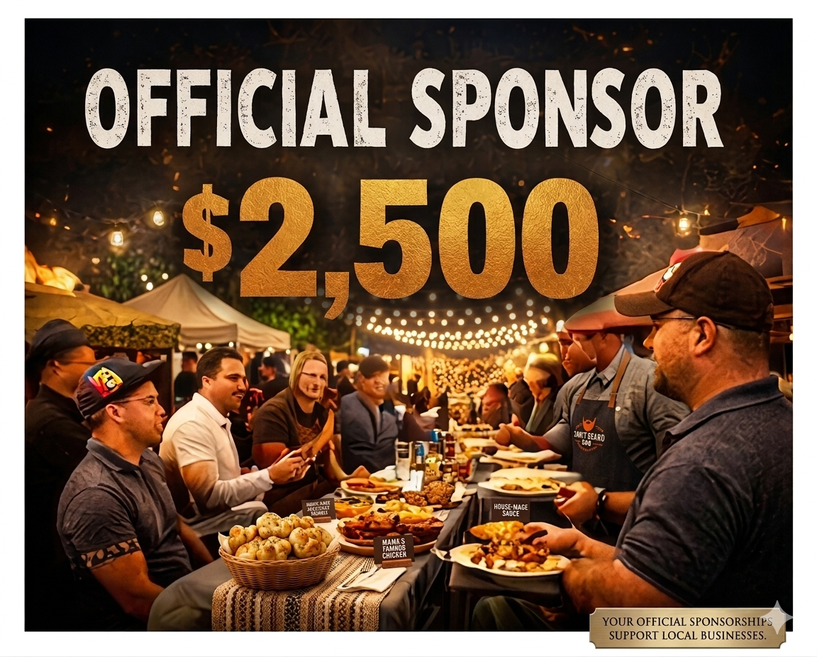 Official Sponsor – $2,500 Tier