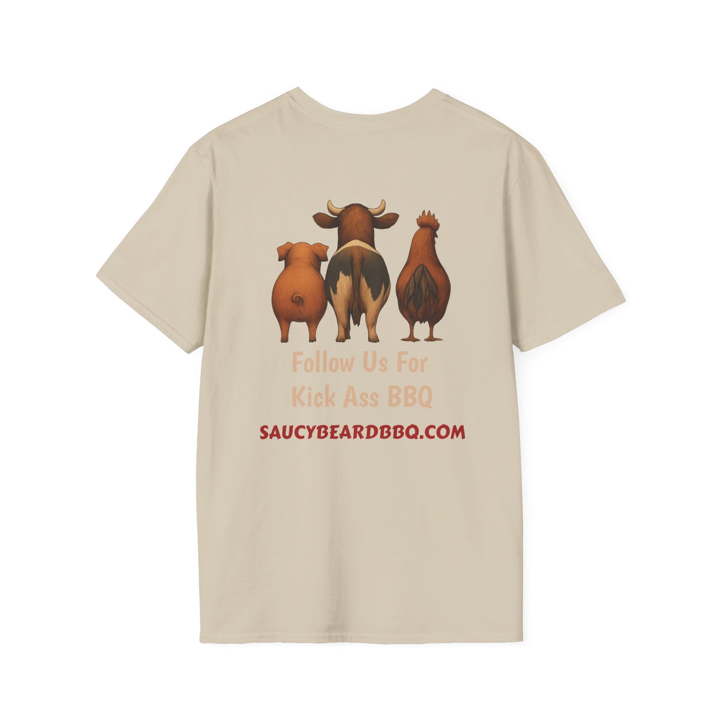 Saucy BBQ T-Shirt - Fun Grilling Apparel for Meat Lovers, Perfect for Barbecues, Parties, Summer Events, Gift for BBQ Enthusiasts