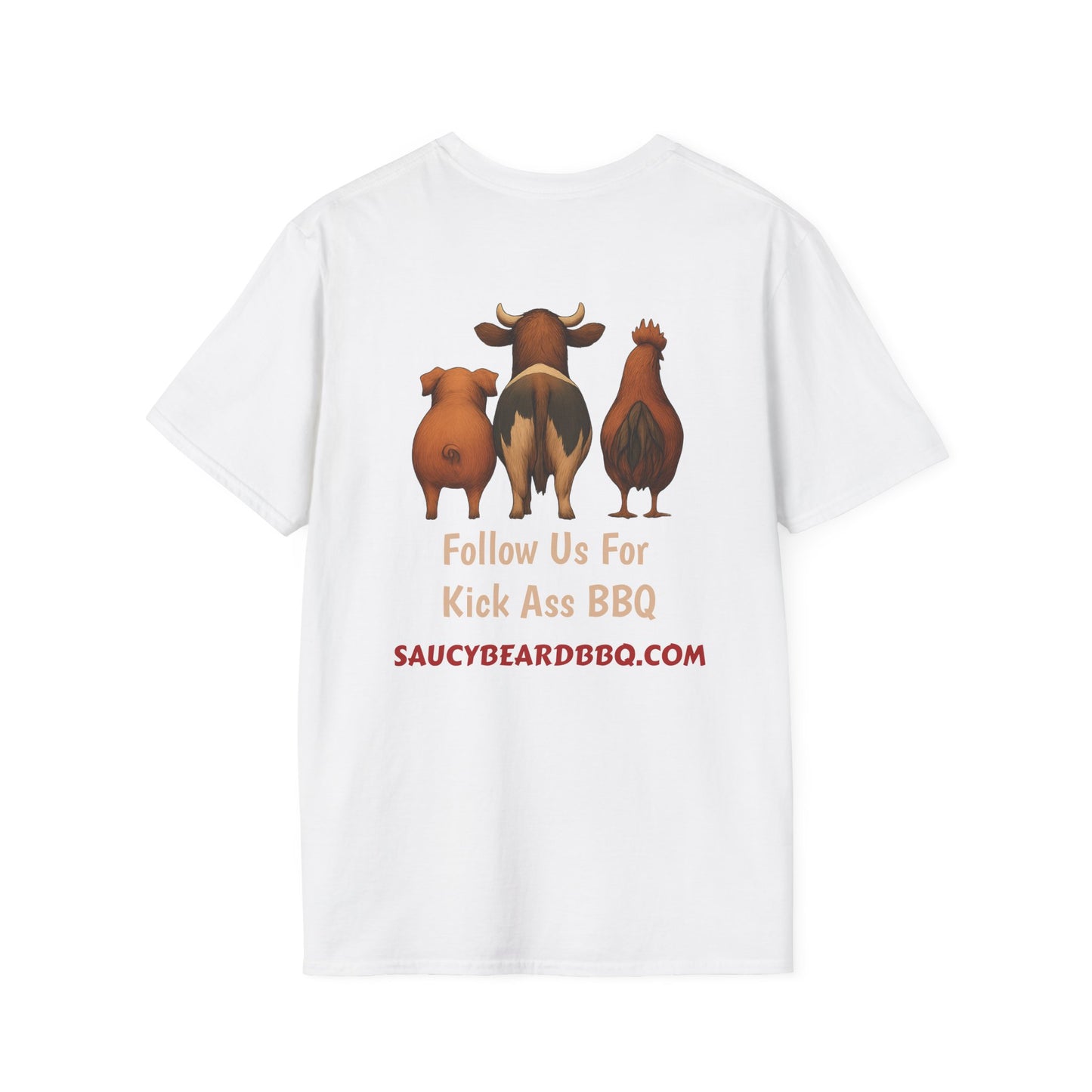 Saucy BBQ T-Shirt - Fun Grilling Apparel for Meat Lovers, Perfect for Barbecues, Parties, Summer Events, Gift for BBQ Enthusiasts