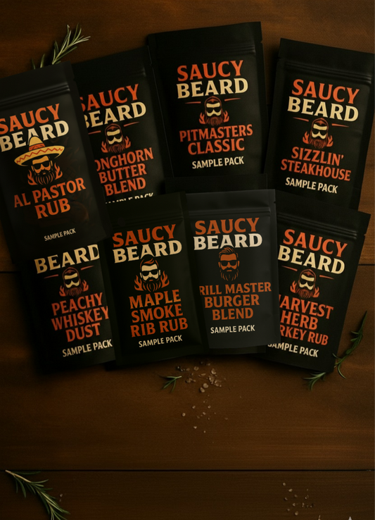 Variety Sample Pack — 8 Signature Rubs, 1 oz Each