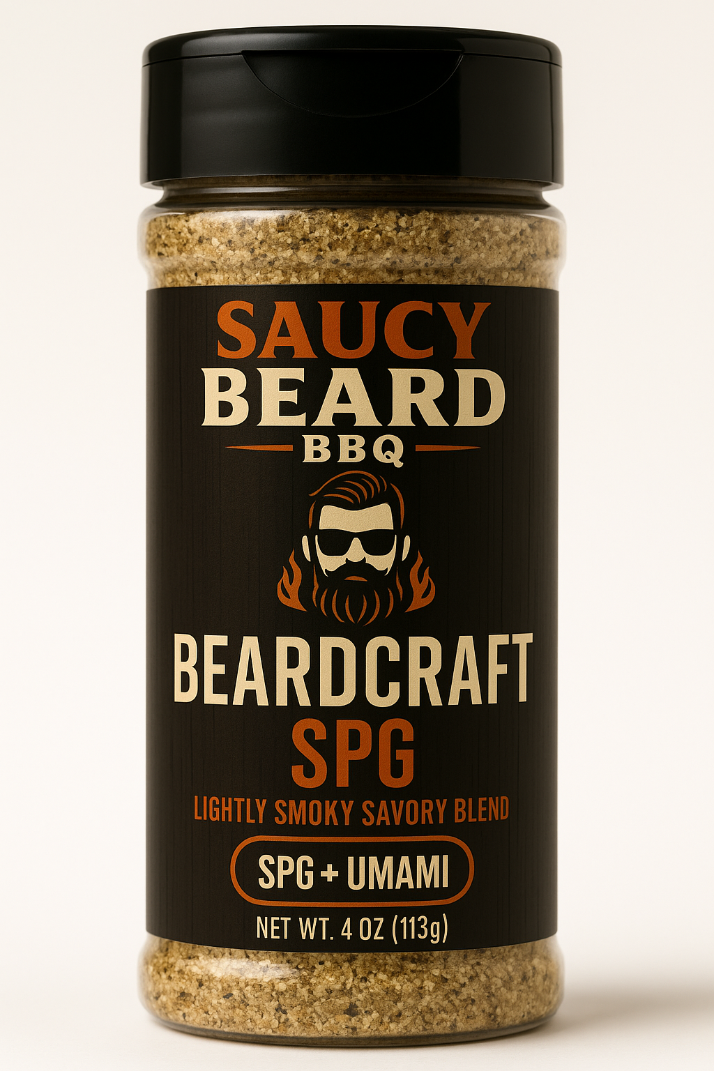 Beardcraft SPG – Lightly Smoky Savory Salt, Pepper, Garlic + Umami