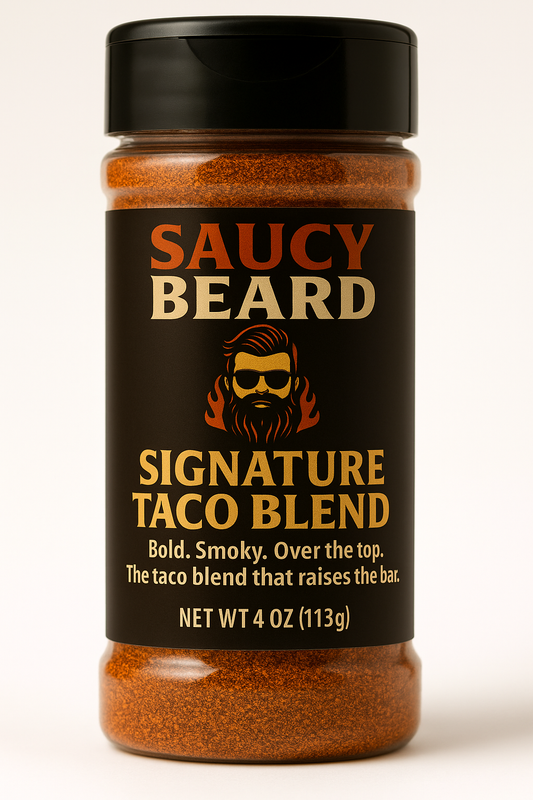 Saucy Beard BBQ Signature Taco Blend – Bold Smoky Taco Seasoning