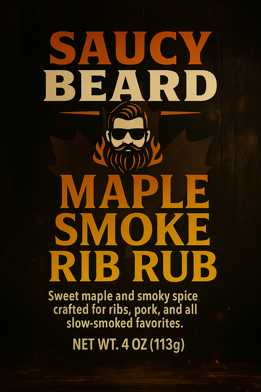 Maple Smoke Rib Rub